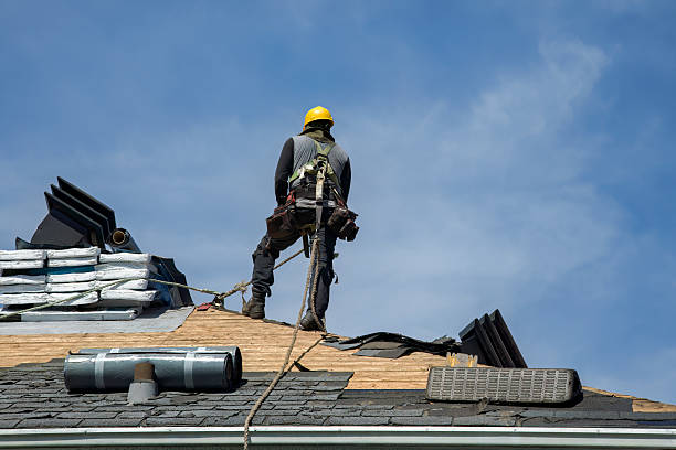 Professional Roofing technician working in Vaughan, NC